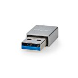 USB адаптер, USB-USB Type-C, сив, USB 3.2 Gen 1, NEDIS