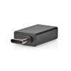 USB Type-C адаптер, USB Type-C-USB, черен, USB 3.2 Gen 1, NEDIS - 1