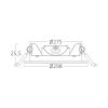 LED panel, recessed, 24W, circle, 230VAC, 2400lm, 4000K, neutral white, 275mm, BP01-62410
 - 7