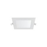 LED панел, за вграждане, 6W, квадрат, 230VAC, 470lm, 4000K, неутрално бяло, 110x110mm, BP02-60610