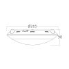 LED wall light BG37-00712, E27, 220V, IP65, black - 6