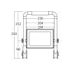 LED работна лампа BT60-95031, 50W, 230VAC, 6500K, 4200lm, студено бяла, IP65 - 2