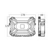 LED акумулаторнa работна лампа, 20W, 5VDC (USB-C), 2000lm, BT59-00231 - 6