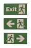 Emergency LED lighting unit EXIT, 3W, 230VAC, green body label, BC14-00800 - 4 - Vikiwat Emergency LED lighting unit EXIT, 3W, 230VAC, green body label, BC14-00800 - 4