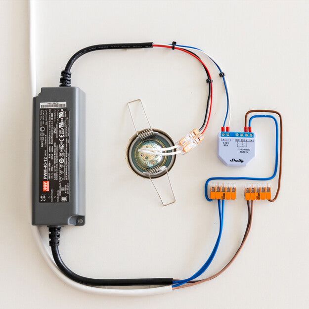 Wi-Fi Smart контролер, 110~230VAC, 1 канал, Shelly PLUS Dimmer 0-10V, 265703S