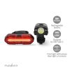 LED lights, for bicycle, front (headlight), rear (stop), 400/4.5lm, LBICYCLER10BK, NEDIS - 5