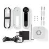 Wi-Fi Smart Video Doorbell, 2.4 Mpx(1536p), 12VDC, micro SD, ONVIF, WIFICDP40CWT, NEDIS - 8