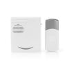 Wireless doorbell NEDIS DOORB211WT, 3VDC, 80dB, white / grey - 1