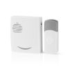 Wireless doorbell NEDIS DOORB211WT, 3VDC, 80dB, white / grey - 2