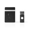 Wireless doorbell NEDIS DOORB212BK, 3VDC, 80dB, black - 1