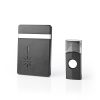 Wireless doorbell NEDIS DOORB212BK, 3VDC, 80dB, black - 6