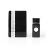 Wireless doorbell NEDIS DOORB223CBK, 230VAC/3VDC, 80dB, black - 1