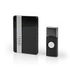 Wireless doorbell NEDIS DOORB223CBK, 230VAC/3VDC, 80dB, black - 8