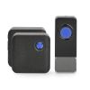 Wireless doorbells 2pcs. + button NEDIS DOORB310BK2, 230VAC/12VDC, 110dB, black - 1