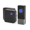 Wireless doorbells 2pcs. + button NEDIS DOORB310BK2, 230VAC/12VDC, 110dB, black - 2