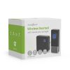 Wireless doorbell NEDIS DOORB310BK, 230VAC/12VDC, 110dB, black - 9