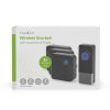 Wireless doorbells 3pcs. + button NEDIS DOORB310BK3, 230VAC/12VDC, 110dB, black - 6