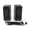 Speakers, PC, RGB, USB, 18W, RMS 6W, black, GSPR31020BK, NEDIS - 4