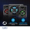 Speakers with subwoofer, for PC, RGB, USB, 33W, RMS 11W, black, GSPR31021BK, NEDIS - 7