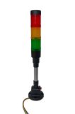 Сигнална LED колона HBJD-40, 230VAC, червен, жълт, зелен цвят, ONPOW