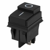 Бутонен превключвател, бутон, ON-OFF, 15A/250VAC, SPST, правоъгълен, KCD4
