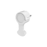 Mains plug (type F, schuko), 16А, 230VAC, 90°, white, BY74-00006