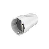 Electrical socket Schuko, 250VAC, 16А, IP20, white, BY74-00001