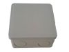 Plastic universal box 70x70x37mm, ABS, gray, with lid, FAR KABLO
