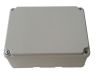 Plastic universal box 70x70x40mm, ABS, gray, with lid, FAR KABLO
