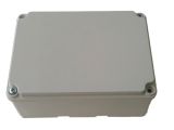Plastic universal box 70x70x40mm, ABS, gray, with lid, FAR KABLO