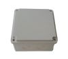 Plastic universal box 150x150x80mm, ABS, gray, with lid, FAR KABLO
