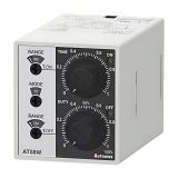 Реле за време ATS8W-41, аналогово, закъснение вкл, 0.1s~10h, 30VDC/3A, 250VAC/3A, 2NO+2NC