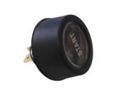 Бутонен превключвател, старт бутон, OFF - (ON), отвор ф22, 10A/12VDC, SPST, черен
