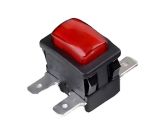 Бутонен превключвател, бутон, OFF-ON, 16A/250VAC, DPST-NO, 4 извода, PS21-16-C
