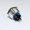 Button switch GQ22-11EM/S, Ф22mm, 6 pins, 250V, LED - 4