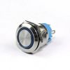 Button switch GQ19F1-10EM/S, Ф19mm, 4pins, 250V, LED - 1