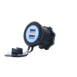 Phone charger socket, DS2013-P6, 2xUSB, 12/24VDC, 3.1A