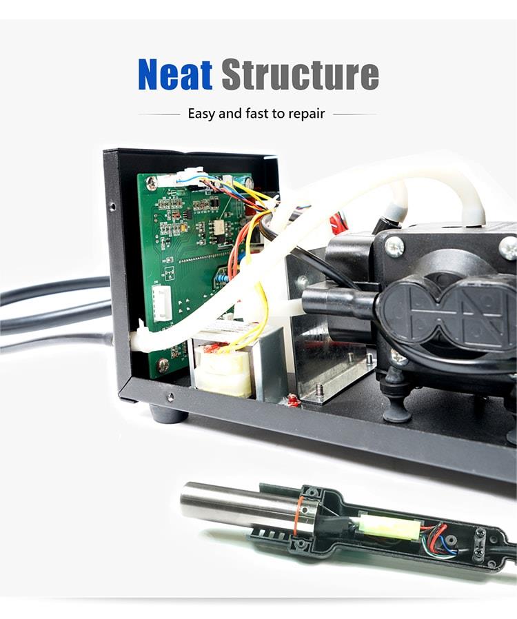 Поялна станция, със засмукване, SS-956B, 220V, 600W, 24L/min, PRO'S KIT