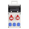Portable power distributor CEE (energy station), 632.4520-B, waterproof, SCAME
 - 1