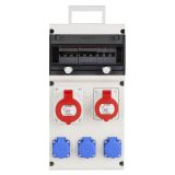 Portable power distributor CEE (energy station), 632.4520-B, waterproof, SCAME