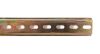DIN rail, galvanized, perforated, 0.5m, 35x7.5x1mm, Scame 865.221-050
