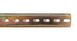 DIN rail, galvanized, perforated, 0.5m, 35x7.5x1mm, Scame 865.221-050