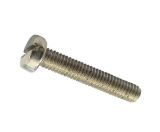 Болт, M3x16 mm, цилиндрична глава, права отвертка, цяла резба