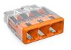 Non-threaded terminal, 450V, 32A, 0.75~4mm2, orange, WAGO 2773-403
