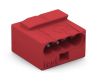 Non-threaded terminal, 100V, 6A, 0.5~0.8mm2, red, WAGO 243-204