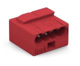 Non-threaded terminal, 100V, 6A, 0.5~0.8mm2, red, WAGO 243-204