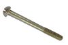 Bolt, M4x40 mm, round head, straight screwdriver, partial thread
