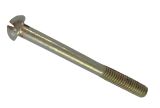 Bolt, M4x45 mm, round head, straight screwdriver, partial thread