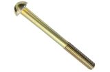 Bolt, M5x50 mm, round head, straight screwdriver, partial thread
