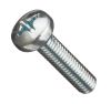 Screw Bolt, M6x15 mm, half round head
